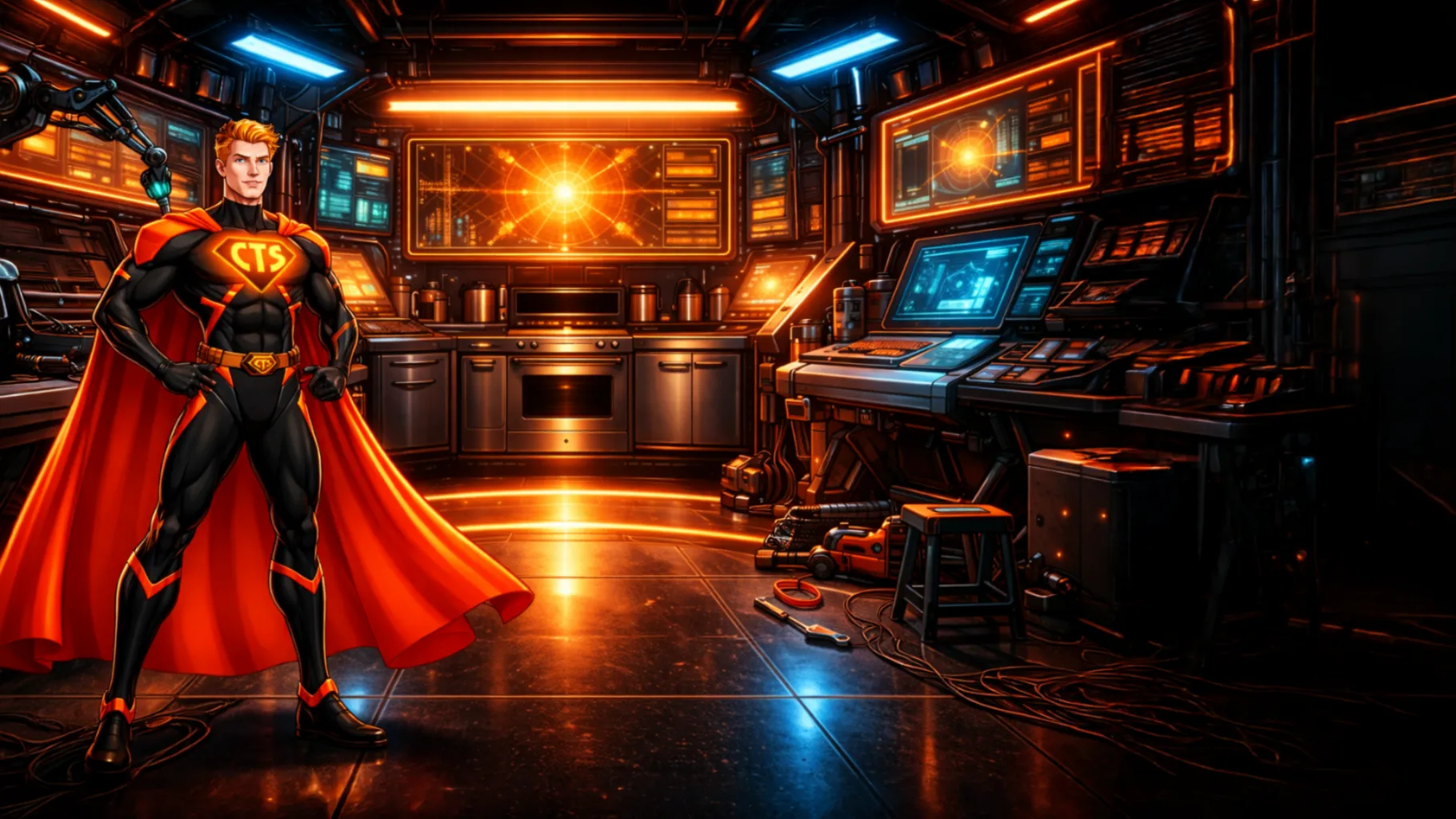 CTS Kitchen Heroes command center background